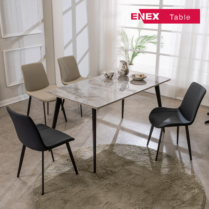 New 르메종 18T 엣지양면 세라믹 4인 식탁 1250 (의자제외)