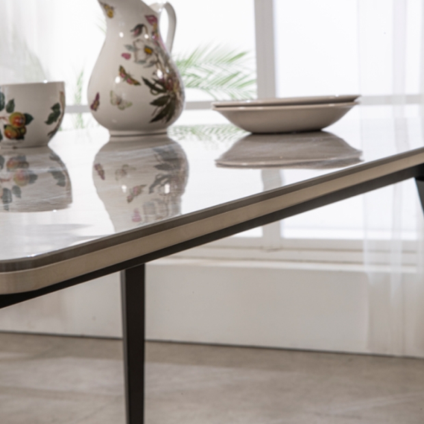 New 르메종 18T 엣지양면 세라믹 4인 식탁 1250 (의자제외)