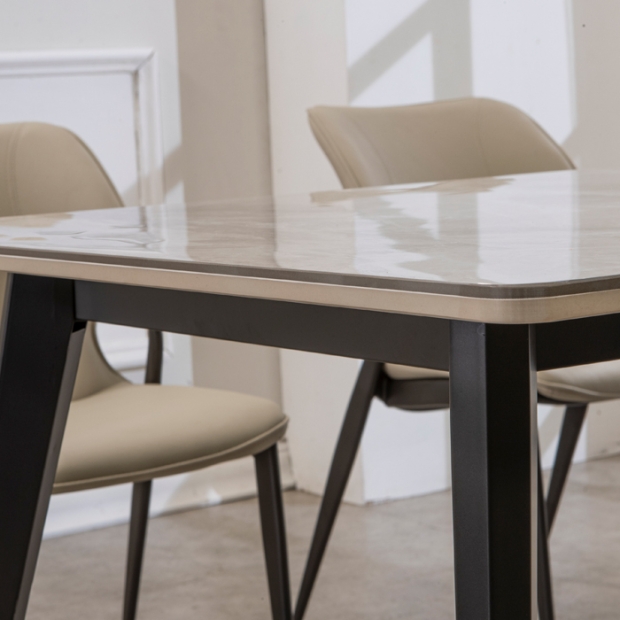 New 르메종 18T 엣지양면 세라믹 4인 식탁 1250 (의자제외)