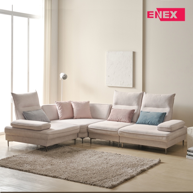 까사 스윙 조야 패브릭 코너형 5인 소파