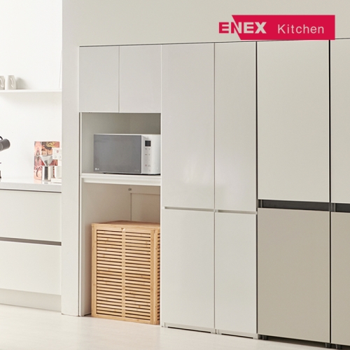 플랫화이트 400 깊은 수납장 키큰 틈새장