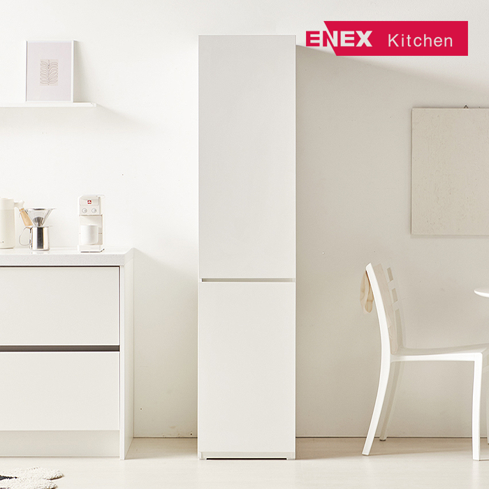 플랫화이트 400 깊은 수납장 키큰 틈새장