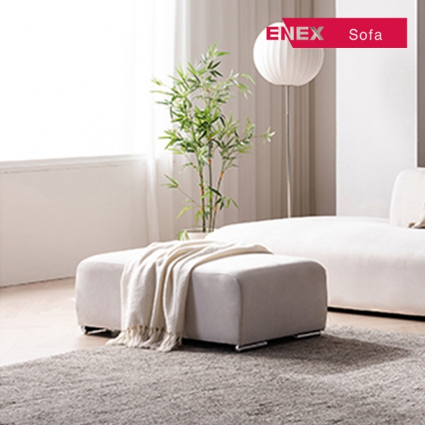 대형스툴,사무실,응접실 추천상품 메리 아쿠아텍스 소파 스툴 (착불배송)