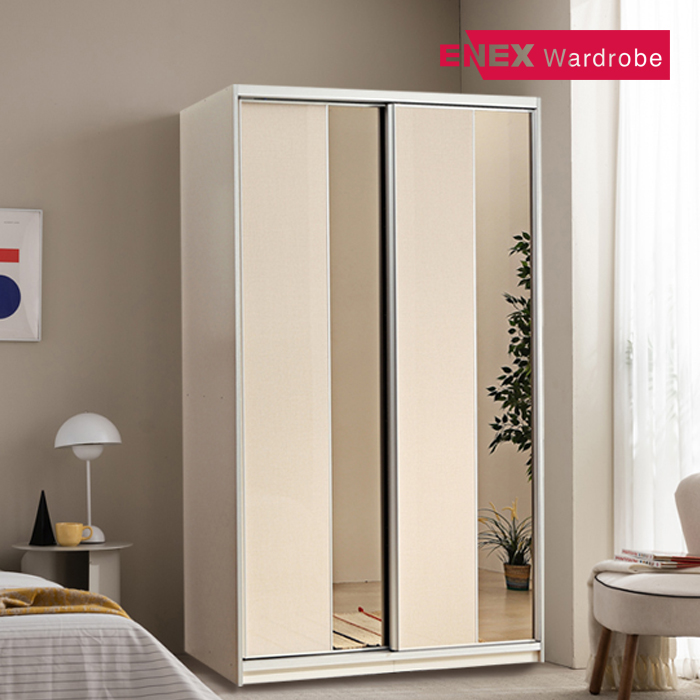 NEW 브론즈 미러 슬라이딩 싱글장 1200