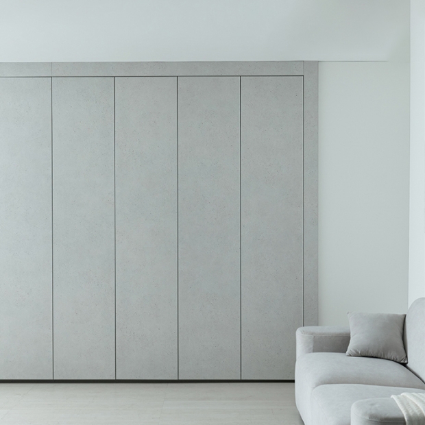 콩크 여닫이 붙박이장 (고급형)-30cm