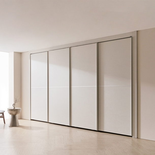 [댐퍼증정] 클로스 슬라이딩 붙박이장 (고급형)-30cm