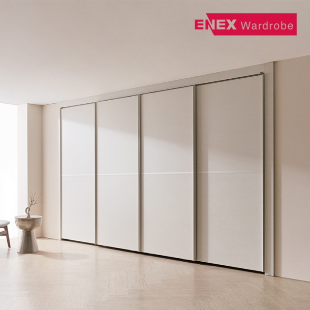 클로스 슬라이딩 붙박이장 (고급형)-30cm