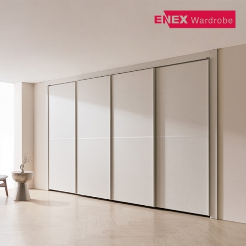 클로스 슬라이딩 붙박이장 (실속형)-30cm