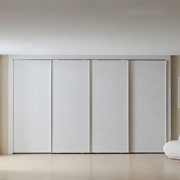 [댐퍼증정] 콩크 슬라이딩 붙박이장(실속형)-30cm