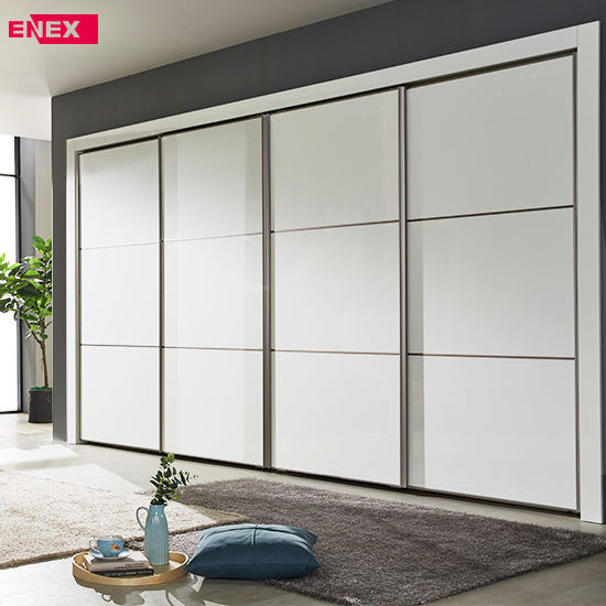 NEW 스텔라 화이트 글로시 슬라이딩 붙박이장 30cm (실속형)