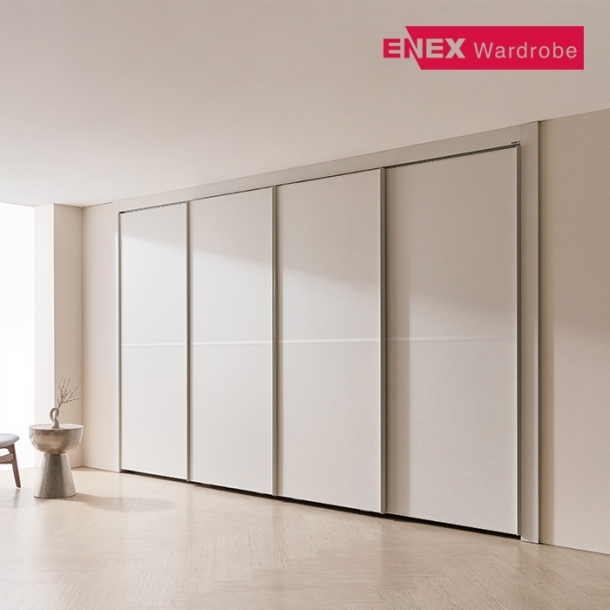 클로스 슬라이딩 붙박이장 (실속형)-15cm