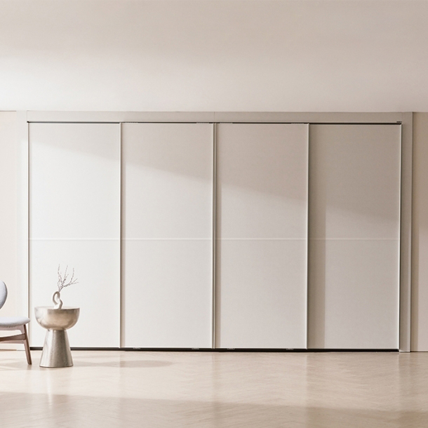 클로스 슬라이딩 붙박이장 (실속형)-15cm