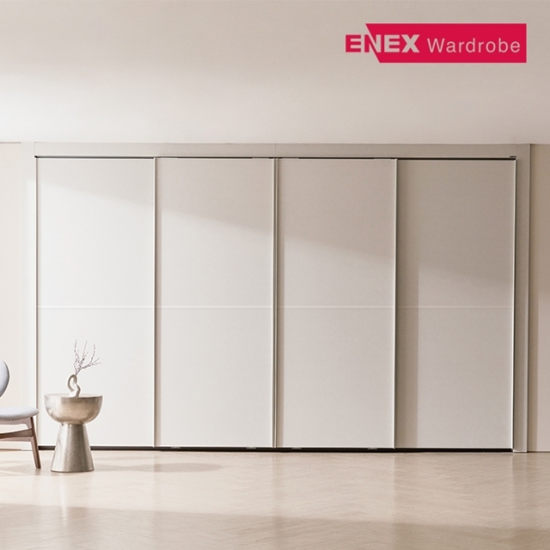 클로스 슬라이딩 붙박이장 (고급형)-15cm