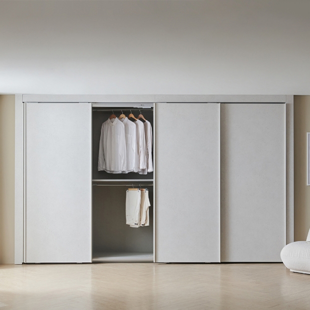 콩크 슬라이딩 붙박이장 (고급형)-15cm