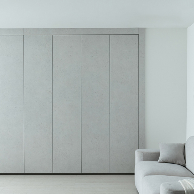 콩크 여닫이 붙박이장 (고급형)-15cm