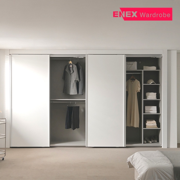 바우엔 슬라이딩 붙박이장 (고급형)-30cm