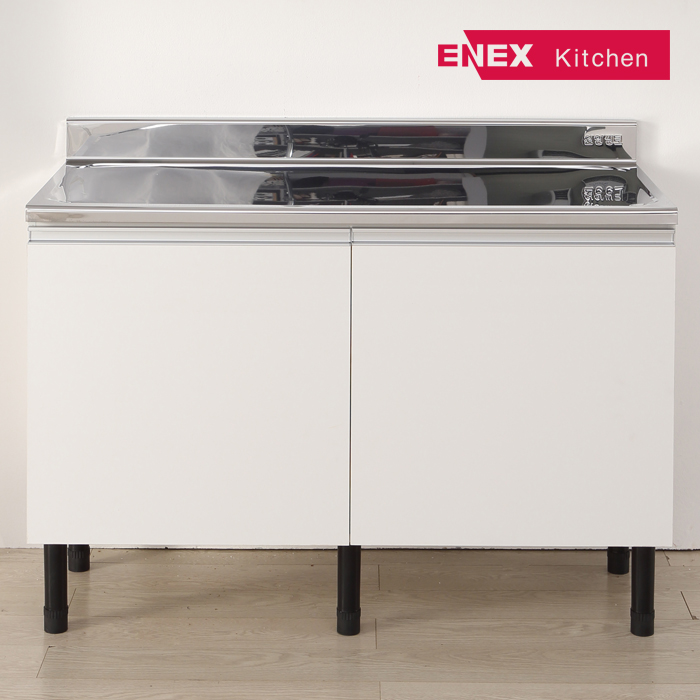 유닉 DIY 소형 싱크대 스텐레스 조리대 1100