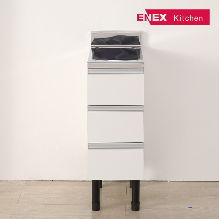 유닉 DIY 소형 싱크대 스텐레스 서랍 조리대 300