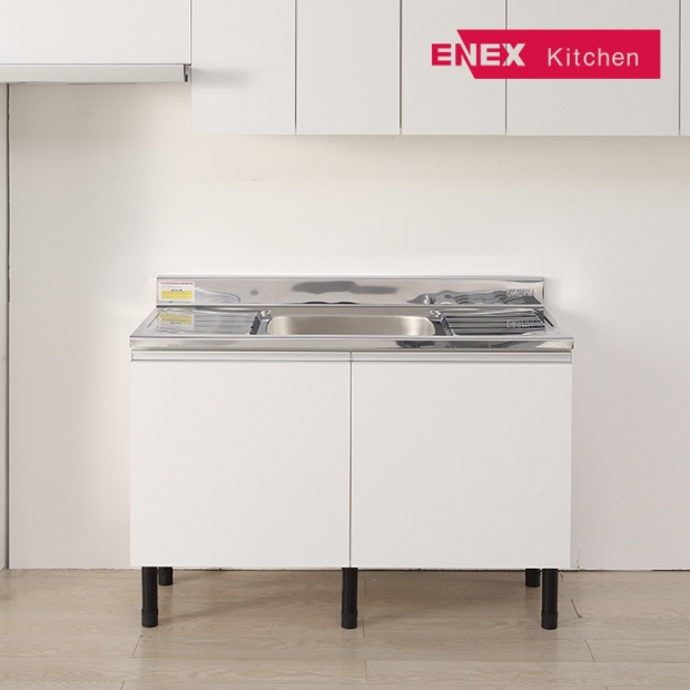 유닉 DIY 소형 싱크대 스텐레스 개수대 1200 (중앙볼)