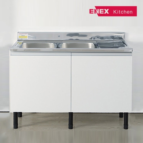 유닉 DIY 소형 싱크대 스텐레스 개수대 1200 (더블볼)