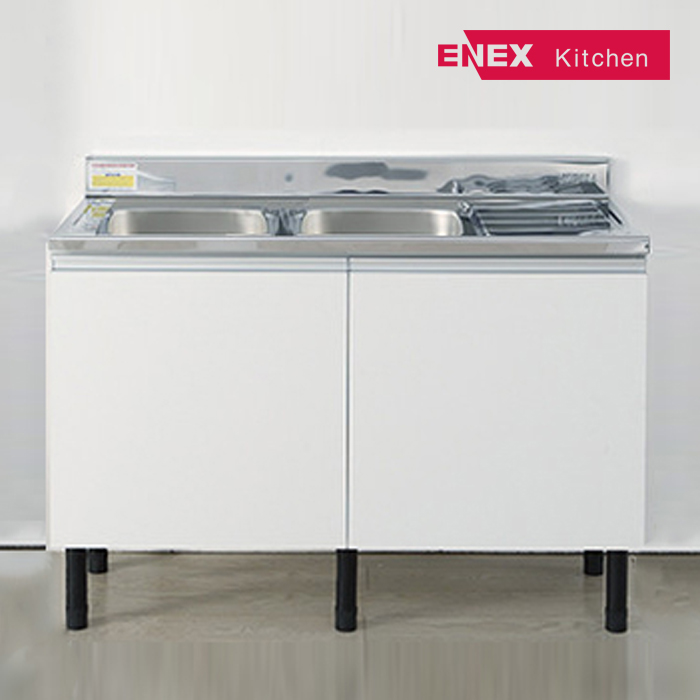 유닉 DIY 소형 싱크대 스텐레스 개수대 1200 (더블볼)