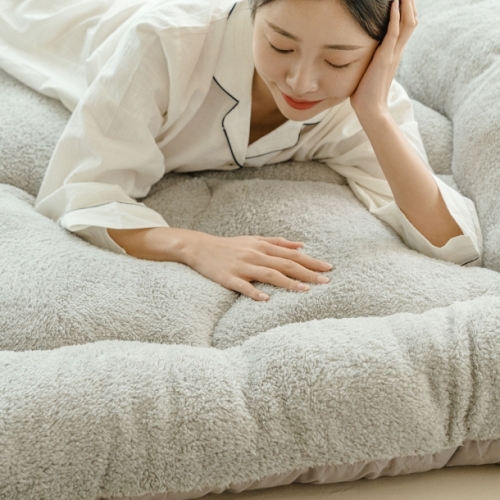 두꺼운 사계절 자가발열 집착토퍼 매트리스 라텍스