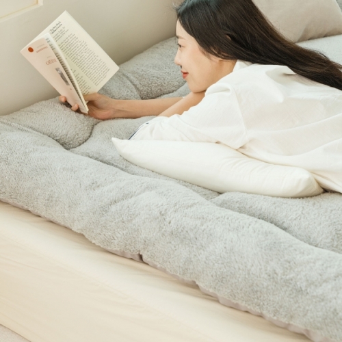 두꺼운 사계절 자가발열 집착토퍼 매트리스 라텍스