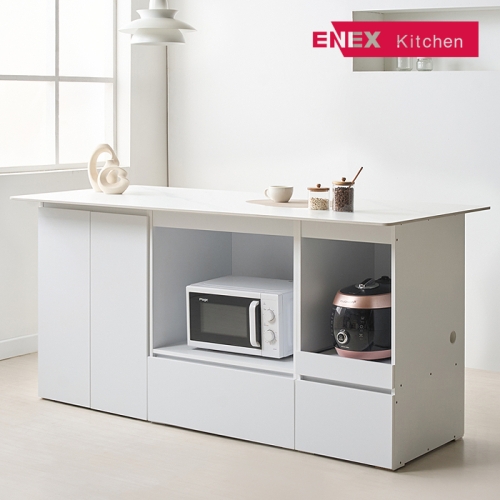 메이드 세라믹 홈바 아일랜드 다이닝 테이블 1800