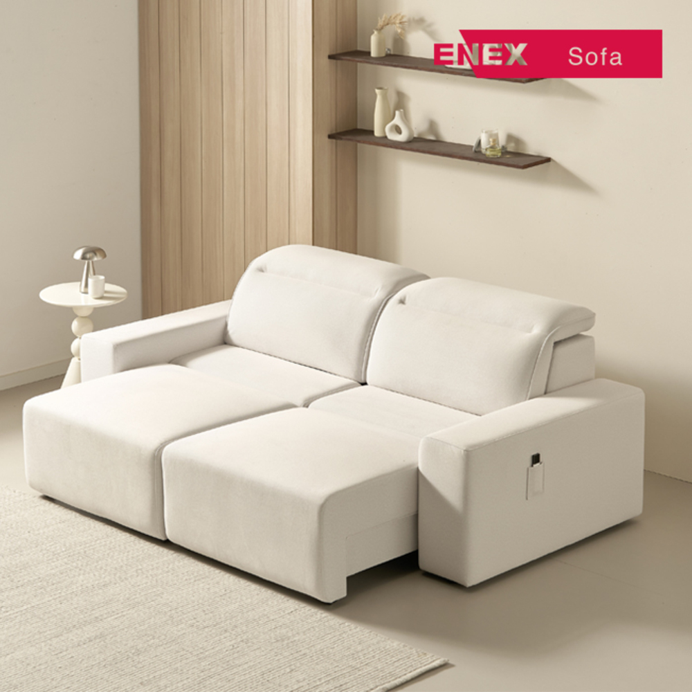 플로 확장형 슬라이드 모션 리클라이너 이지클린 3인 소파