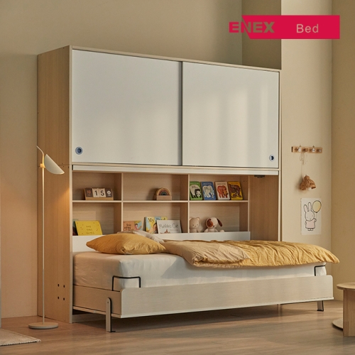 자동접이식 히든월베드 SS 와이드형 (메모리폼 매트리스 포함)