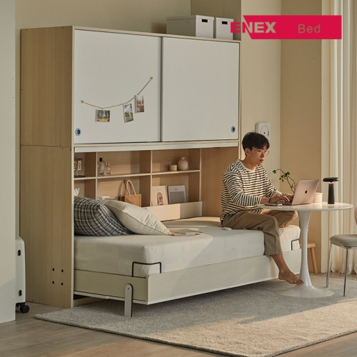 자동접이식 히든월베드 SS 와이드형 (메모리폼 매트리스 포함)