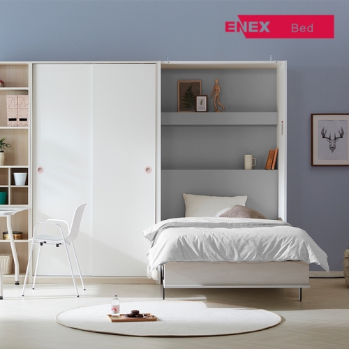 자동접이식 히든월베드 SS 스탠드형 (메모리폼 매트리스 포함)