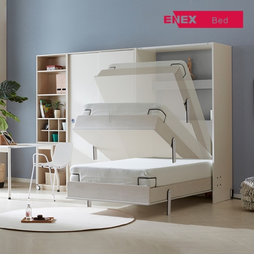 자동접이식 히든월베드 Q 스탠드형 (메모리폼 매트리스 포함)