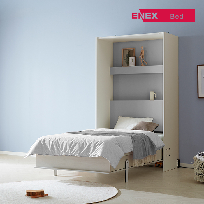 자동접이식 히든월베드 Q 스탠드형 (포켓스프링 매트리스 포함)