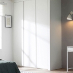 버클리 작은방 붙박이장 일반형(거울없음)-1440~1500mm