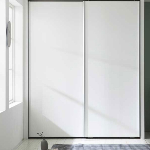 코튼 작은방 슬라이딩 붙박이장(화이트/거울없음)-1640~1800mm