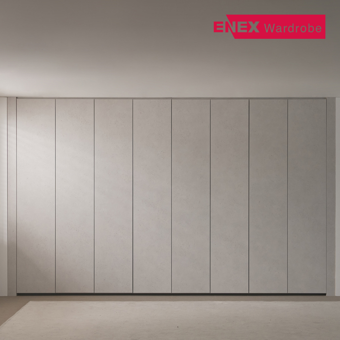 콩크 무몰딩 푸시도어 여닫이 붙박이장(실속형) 30cm/15cm