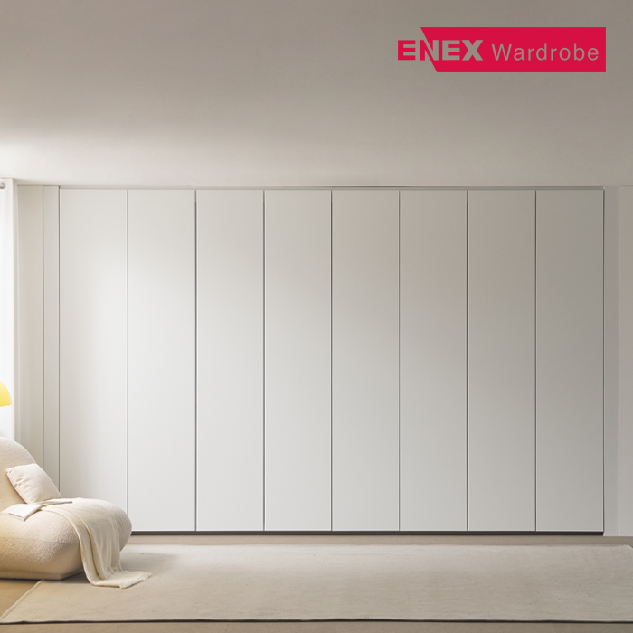 클린 무몰딩 푸시도어 여닫이 붙박이장(고급형) 30cm/15cm