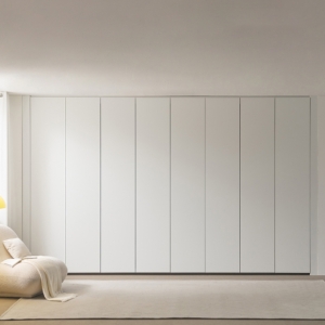 클린 무몰딩 푸시도어 여닫이 붙박이장(고급형) 30cm/15cm