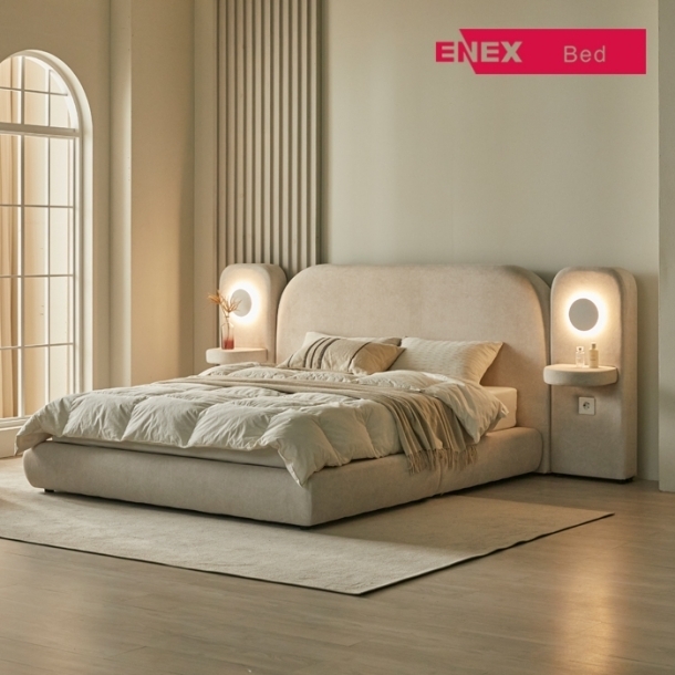 아르테 호텔형 패브릭 침대 Q/K (높은 헤드보드)