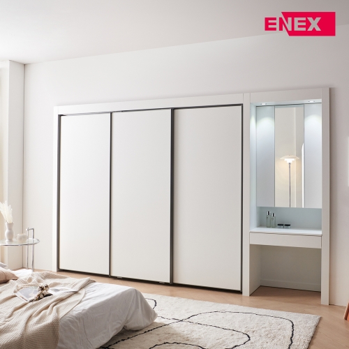 [댐퍼증정] 안나 화장대 붙박이장 270cm