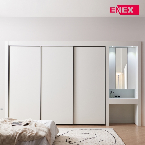 [댐퍼증정] 안나 화장대 붙박이장 270cm