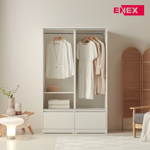 클레어 아치 슬라이딩 옷장 1200 1단 서랍형