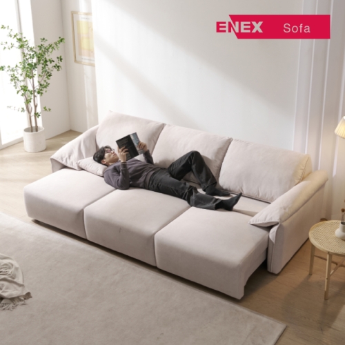 [특별할인] 럭스 확장형 모션 슬라이드 리클라이너 4인 소파