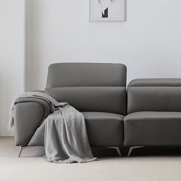 베니스 4인용 헤드 기능성 이태리 천연면피 가죽소파