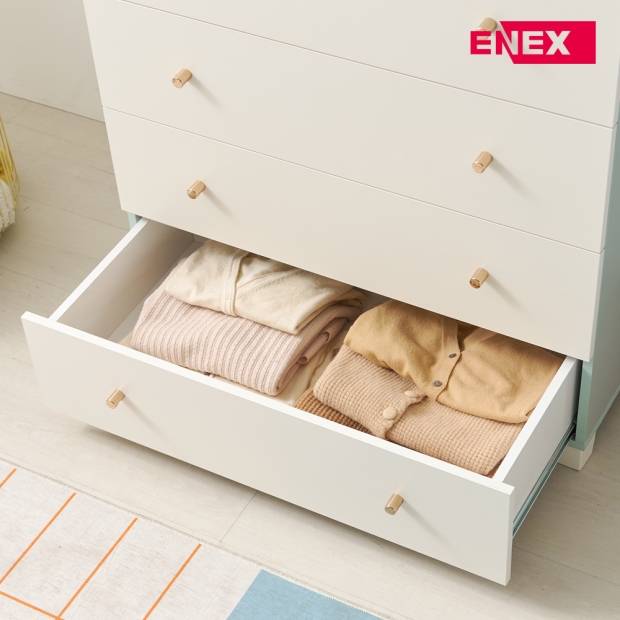 민트 3단 다용도 수납 서랍장 600