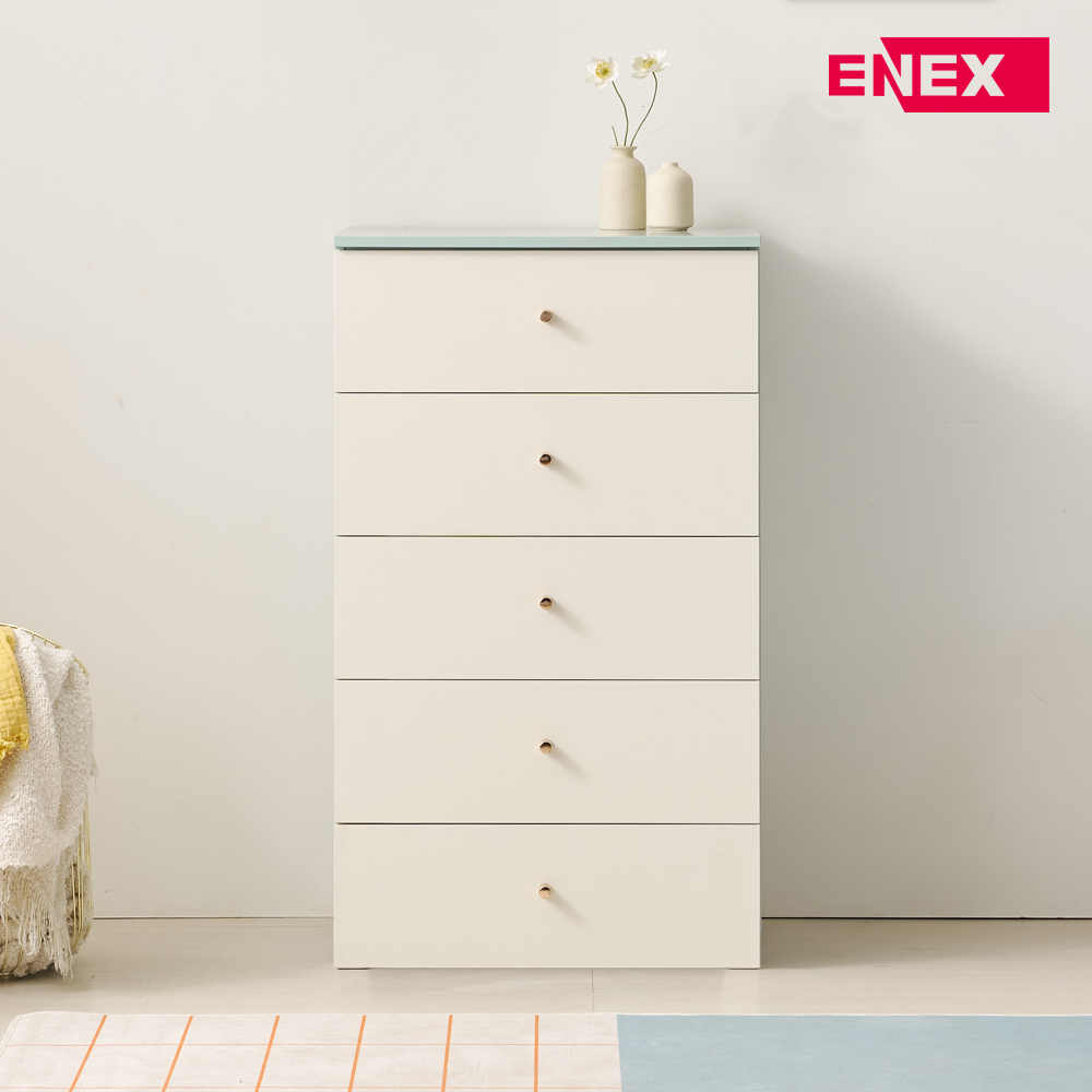민트 5단 다용도 수납 서랍장 600