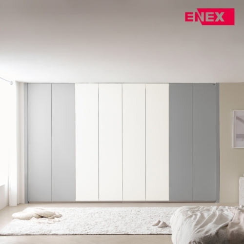 [업그레이드] 아르당 무몰딩 붙박이장 30cm