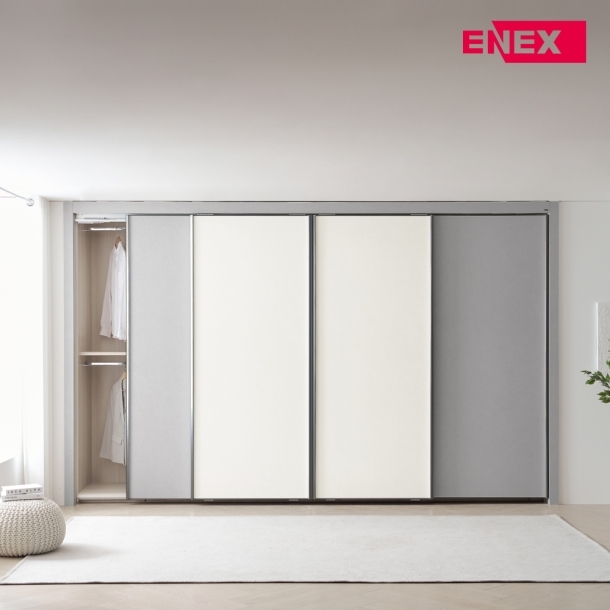 [댐퍼증정] 리니아 슬라이딩 붙박이장 30cm