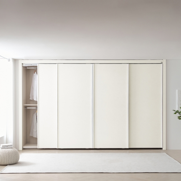 [댐퍼증정] 리니아 슬라이딩 붙박이장 30cm